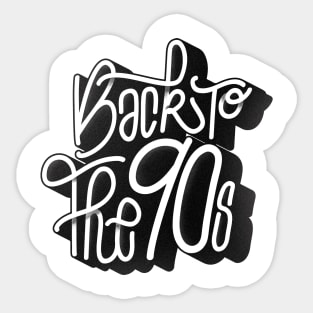 Back to the 90's Sticker